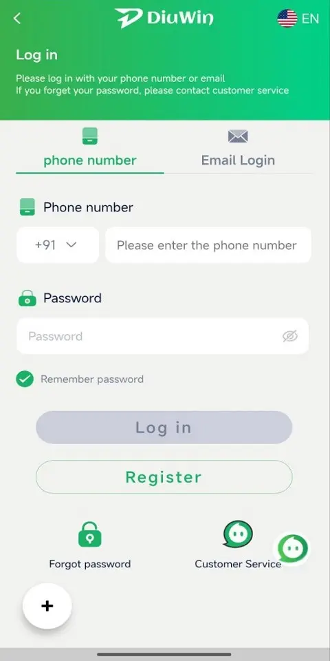 Diu win Login